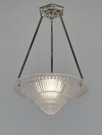 Muller Frères - Lustre - nickel sur laiton massif ou bronze,, Antiek en Kunst