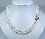 Sans prix de réserve - Collier Art Déco - argent - Ø 6-6,5, Handtassen en Accessoires, Kettingen, Nieuw