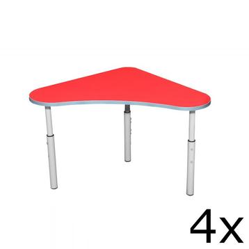 Kleutertafel | Verstelbaar | Rood | Voor Kinderen, Verzenden