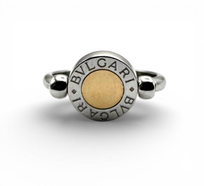 Bvlgari - Ring - 18 karaat Witgoud - Dubbelzijdig onyx en, Handtassen en Accessoires, Ringen