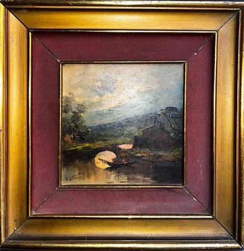 Vincenzo Laricchia (1940) - Coppia di dipinti, Antiek en Kunst, Kunst | Schilderijen | Klassiek