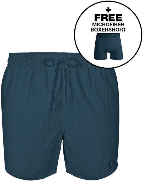 Muchachomalo Solid Zwembroek Blauw maat Maat 52/54 (L) Heren, Kleding | Heren, Broeken en Pantalons, Zwart, Nieuw, Maat 52/54 (L)