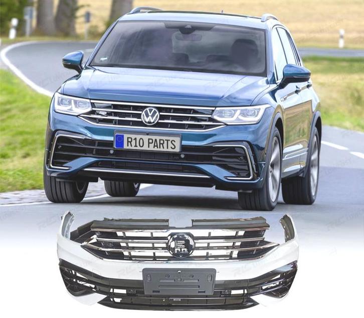 PARE-CHOCS AVANT VOLKSWAGEN VW TIGUAN 16-24 LOOK R, Auto-onderdelen, Carrosserie, Verzenden
