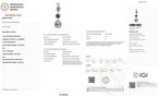 Hanger - 14 karaat Witgoud - 3.04ct. tw. Aquamarijn -