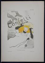 Henri De Toulouse-Lautrec (1864-1901) - Confetti, Antiek en Kunst, Kunst | Tekeningen en Fotografie
