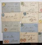 Oostenrijk - Oostenrijk 1850 - 1864, collectie briefomslagen