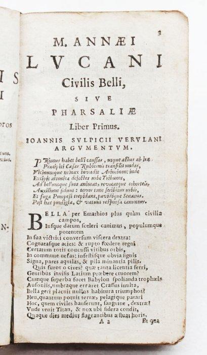 Lucano - Pharsalia - 1626, Antiek en Kunst, Antiek | Boeken en Manuscripten
