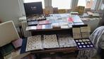Wereld. Many world coins ,coin albums[4x], unc sets ,fdc set