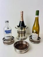 Champagne koeler (4) - Engelse verzilverde tafelset van John, Antiek en Kunst