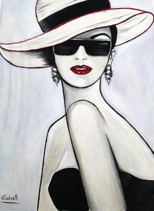 Mercedes Gilaberte - Seducción, Antiquités & Art, Art | Peinture | Moderne