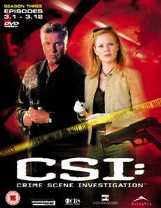 CSI - Crime Scene Investigation: Season 3 - Part 1 DVD, CD & DVD, DVD | Autres DVD, Envoi