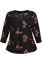 Shirt Zhenzi bloem print maat 50/52, Kleding | Dames, T-shirts, Nieuw, Verzenden