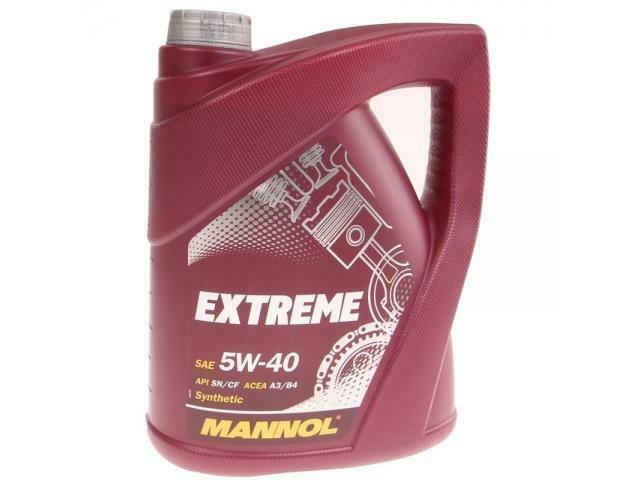 MANNOL 5W-40 Motoröl 5L Extreme Synthetic API SN CF, Auto diversen, Overige Auto diversen, Ophalen of Verzenden