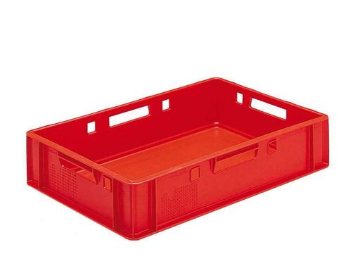 Kunststof stapelbak, E1 krat, vleeskrat, Doe-het-zelf en Bouw, Kratten en Dozen, 50 tot 75 cm, Nieuw, Krat, Minder dan 35 cm, 40 tot 60 cm