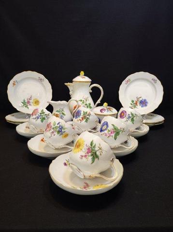 Meissen - Service à café pour 6 personnes (21) -