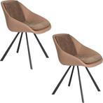 2dekans | Dutchbone Wakefield Stoel Beige - Set van 2, Tuin en Terras, Ophalen of Verzenden, Nieuw