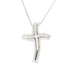 Halsketting - 18 karaat Witgoud - 1.90ct. tw. - Diamant, Handtassen en Accessoires, Kettingen, Nieuw