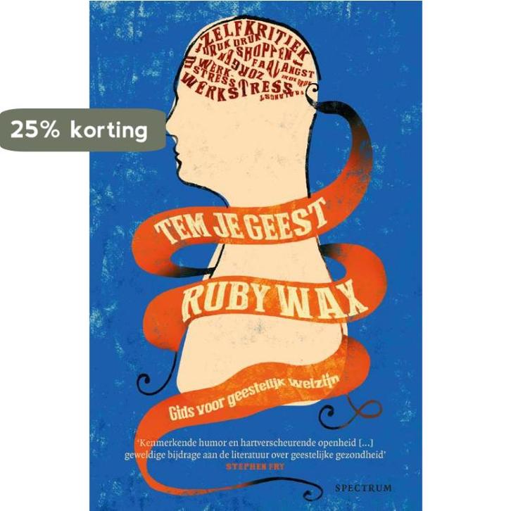 Tem je geest 9789000373369 Ruby Wax, Boeken, Psychologie, Gelezen, Verzenden