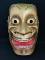 Noh masker - Hout, Kunstenaar: Maeda Shikazan -