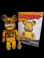 Medicom Toy - GARFIELD GOLD CHROME Ver. 100%+400% BE@RBRICK, Antiek en Kunst