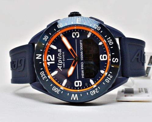 Alpina - AlpinerX Smartwatch - AL-283LNO5NAQ6 - Homme -, Handtassen en Accessoires, Horloges | Heren
