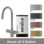 Kokendwaterkraan Selsiuz Steel Rond Copper Inclusief Single, Nieuw, Kraan, Ophalen of Verzenden