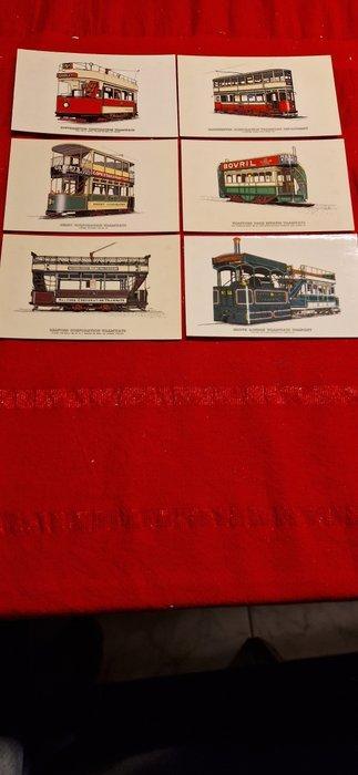 Wereld - Treinen, trams, bussen en Amerikaanse, Verzamelen, Postkaarten | Buitenland