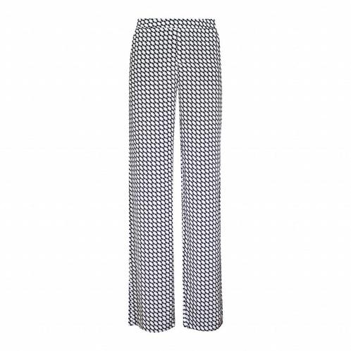 MAC • wit zwarte Chiara pantalon • 38, Kleding | Dames, Broeken en Pantalons, Verzenden