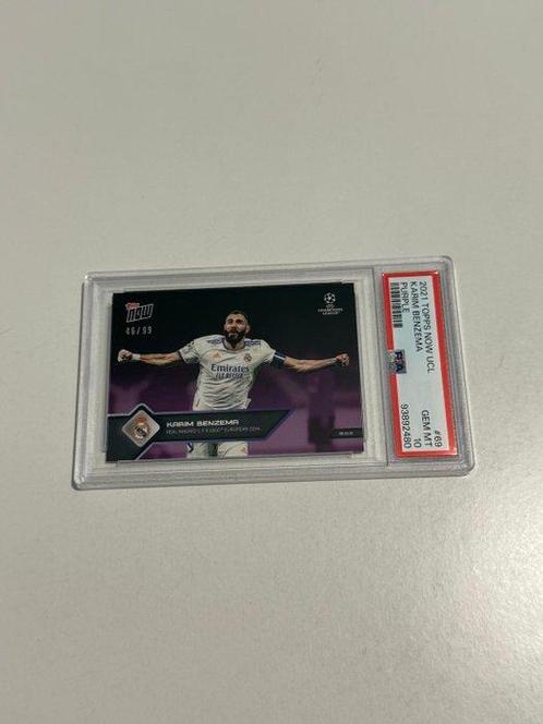 2021 Topps 2021 Topps Now UCL Karim Benzema #69 Carte, Verzamelen, Stickers