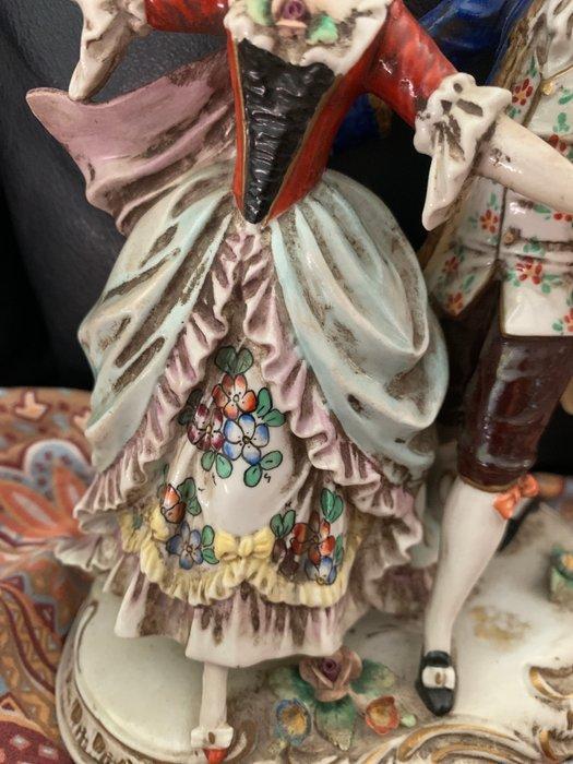 Capodimonte - Beeld, I nobili - 20 cm - Porselein, Antiek en Kunst, Antiek | Glaswerk en Kristal