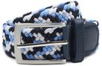 Suitable Geweven Riem Navy Blauw maat 105 Heren, Kleding | Heren, Riemen en Ceintuurs, Verzenden, Echt leder, Nieuw, Suitable