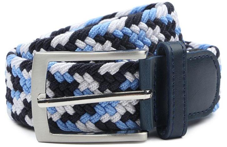 Suitable Geweven Riem Navy Blauw maat 105 Heren, Kleding | Heren, Riemen en Ceintuurs, Riem of Ceintuur, Nieuw, Echt leder, Verzenden