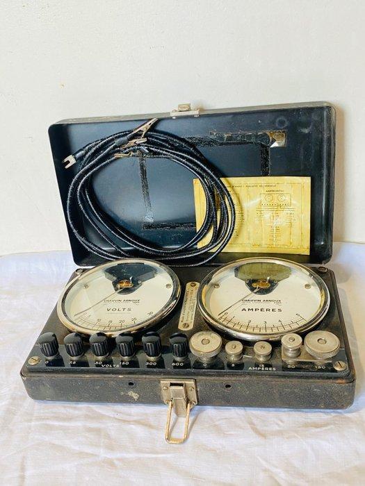 Mallette universelle , Chauvin Arnoux , un voltmètre et un, Antiek en Kunst, Antiek | Wandborden en Tegels
