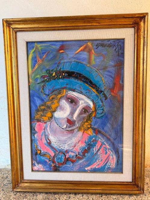 Antonio Squicciarini (1957) - Donna Liberty, Antiek en Kunst, Kunst | Schilderijen | Modern
