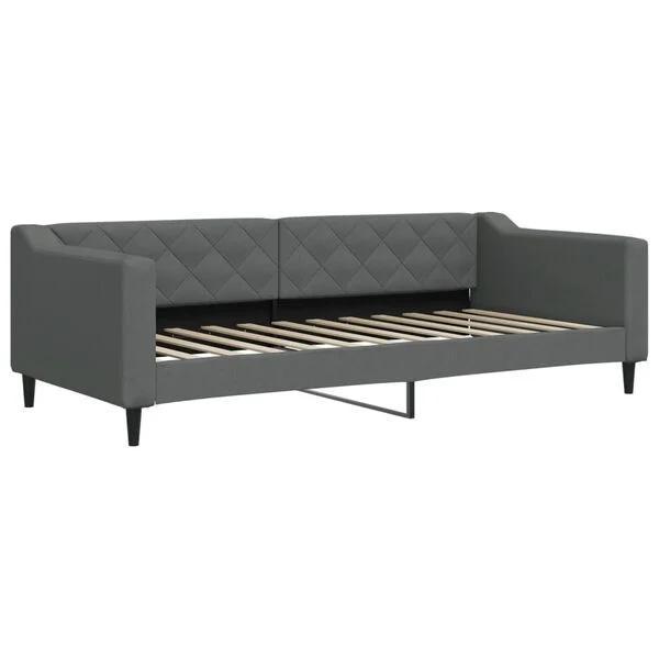 Slaapbank 90x200cm donkergrijs | Retour Deal 30% Korting, Maison & Meubles, Chambre à coucher | Canapés-lits, Envoi