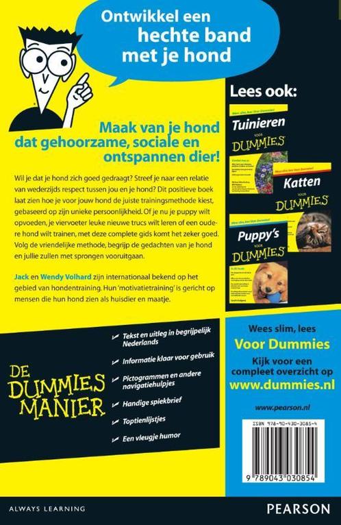 Honden opvoeden en trainen voor Dummies / Voor Dummies, Boeken, Hobby en Vrije tijd, Zo goed als nieuw, Verzenden
