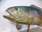 sculptuur, Normandische houten vis - 21 cm - Hout - 1990