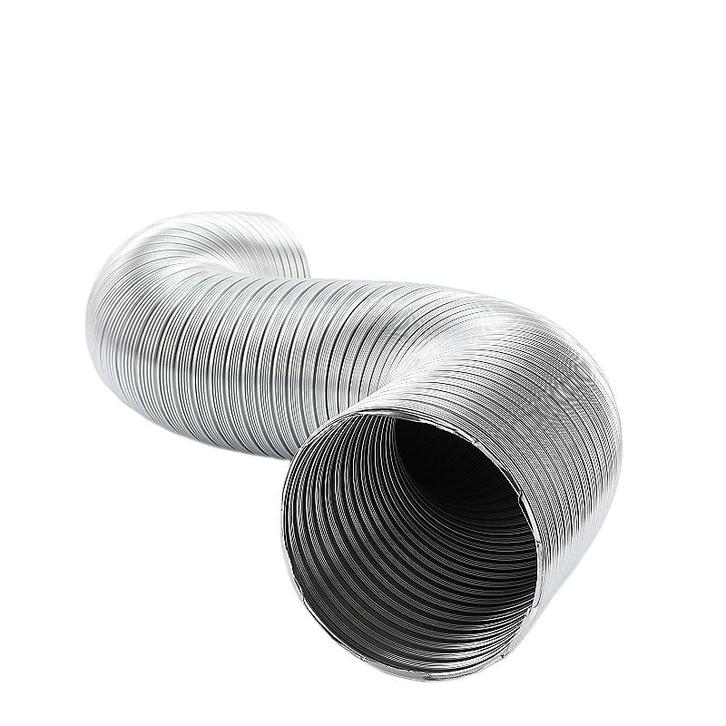 Semi-flexibele slang aluminium Ø 80mm - lengte 2 meter, Doe-het-zelf en Bouw, Ventilatie en Afzuiging, Nieuw, Verzenden