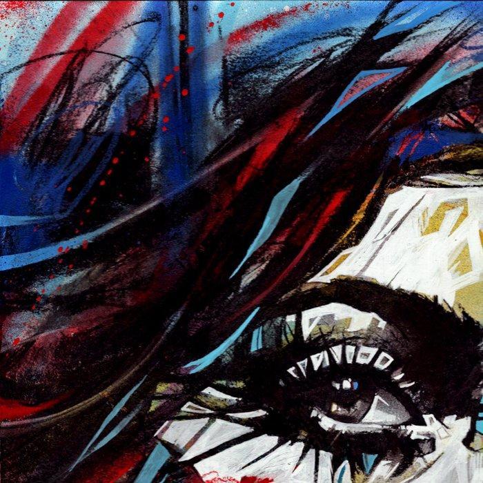 Vin Dantes - Heavenly Skyflow - Original Portrait, Antiek en Kunst, Kunst | Schilderijen | Modern