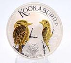 Australië. 1 Dollar 2023 Kookaburra - Gilded, 1 Oz (.999), Postzegels en Munten