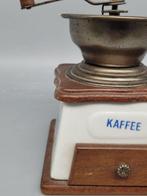 Kaffeemühle – Porzellan und Holz – Vintage Handmühle -, Antiek en Kunst