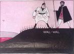 Het Wal-Wal-conflict op spotprent (lijst optie, Lithos), Antiek en Kunst, Verzenden