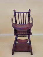 Antiker Puppenhochstuhl – Kinderhochstuhl – Holz - Pop, Antiek en Kunst