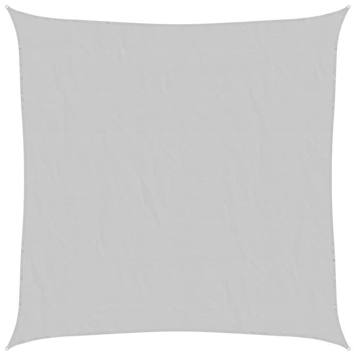 Zonnezeil 4x4m Lichtgrijs | Retour Deal | 40% Korting, Tuin en Terras, Schaduwdoeken, Nieuw, Verzenden