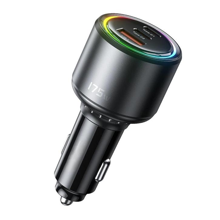 DrPhone QC14 175W USB-C Autolader – 100W PD Snellader Laptop, Télécoms, Chargeurs de voiture, Envoi