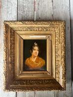 Alfred Stevens (1823 - 1906) - Elegante jonge vrouw.