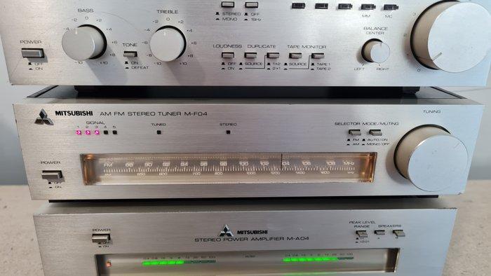 Mitsubishi - M-P04 - M-F04 - M-A04 Hifi-set - Diverse, Audio, Tv en Foto, Radio's