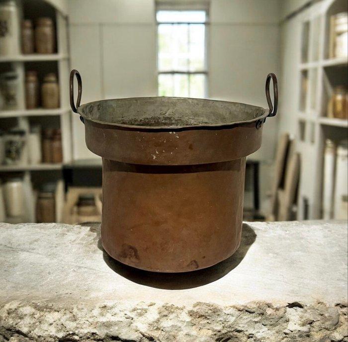 Pot - Koper, Metaal, Antiek en Kunst, Curiosa en Brocante