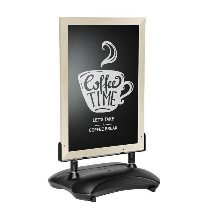 Stoepbord ChalkPro Blank 80x105 cm, Articles professionnels, Articles professionnels Autre, Envoi