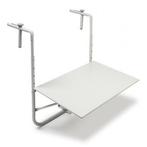 Balkontafel | Gardalux | 60 x 43 cm (Inklapbaar, Mat grijs), Tuin en Terras, Tuintafels, Nieuw, Verzenden
